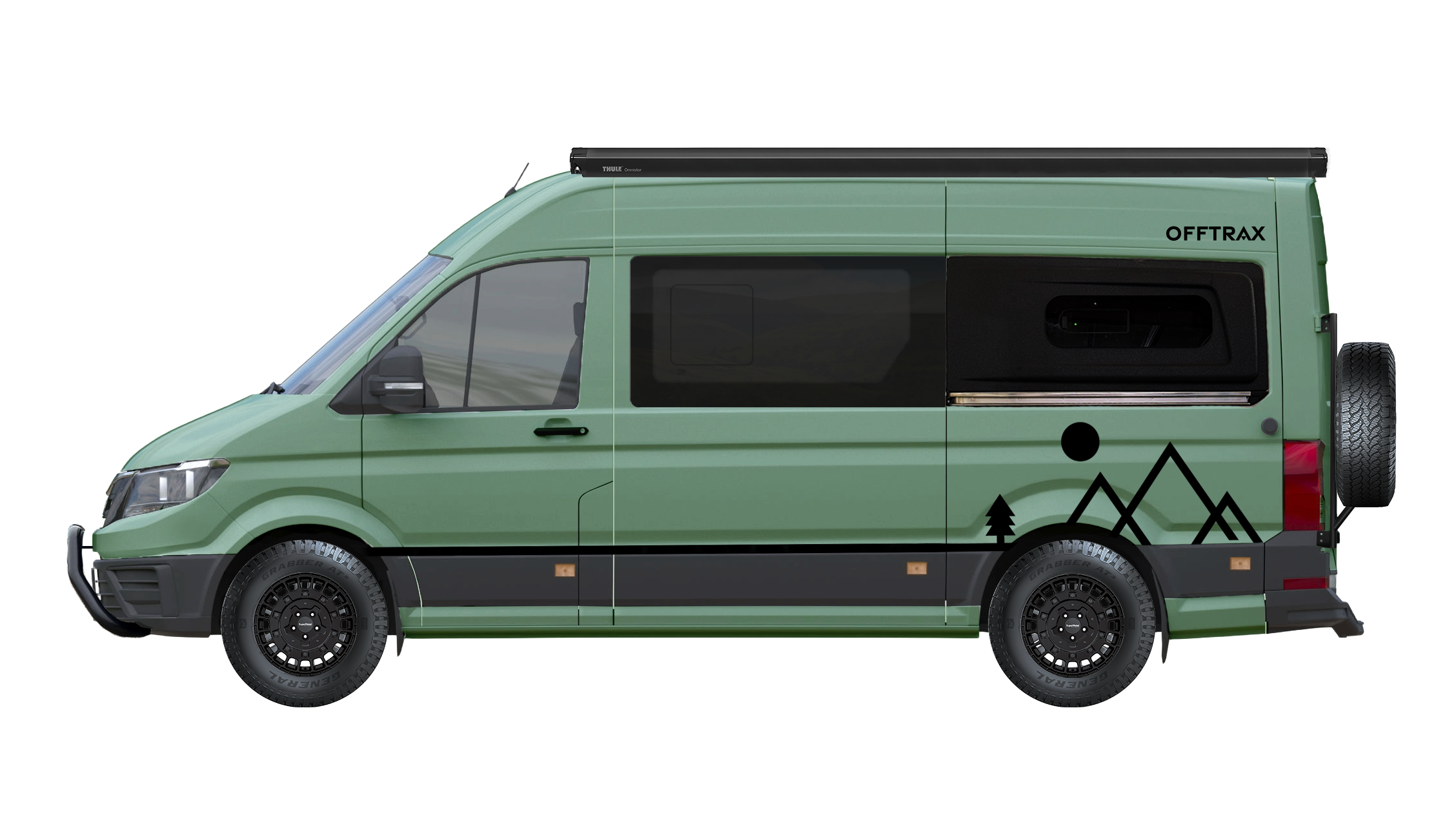 Offtrax in Industrial Green